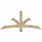 Ekena Millwork Davenport Rough Sawn Timber Gable Bracket, Douglas Fir, 60"W x 27"H x 4"D x 4"F, 11/12 Pitch GBW060X27X0404DAV00RDF - alternate 1